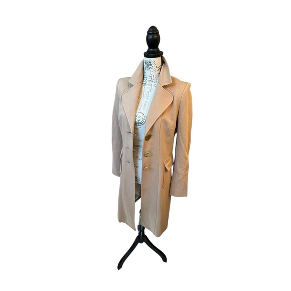 Elegant Tan Women's Coat Boston Proper - Picture 5 of 10